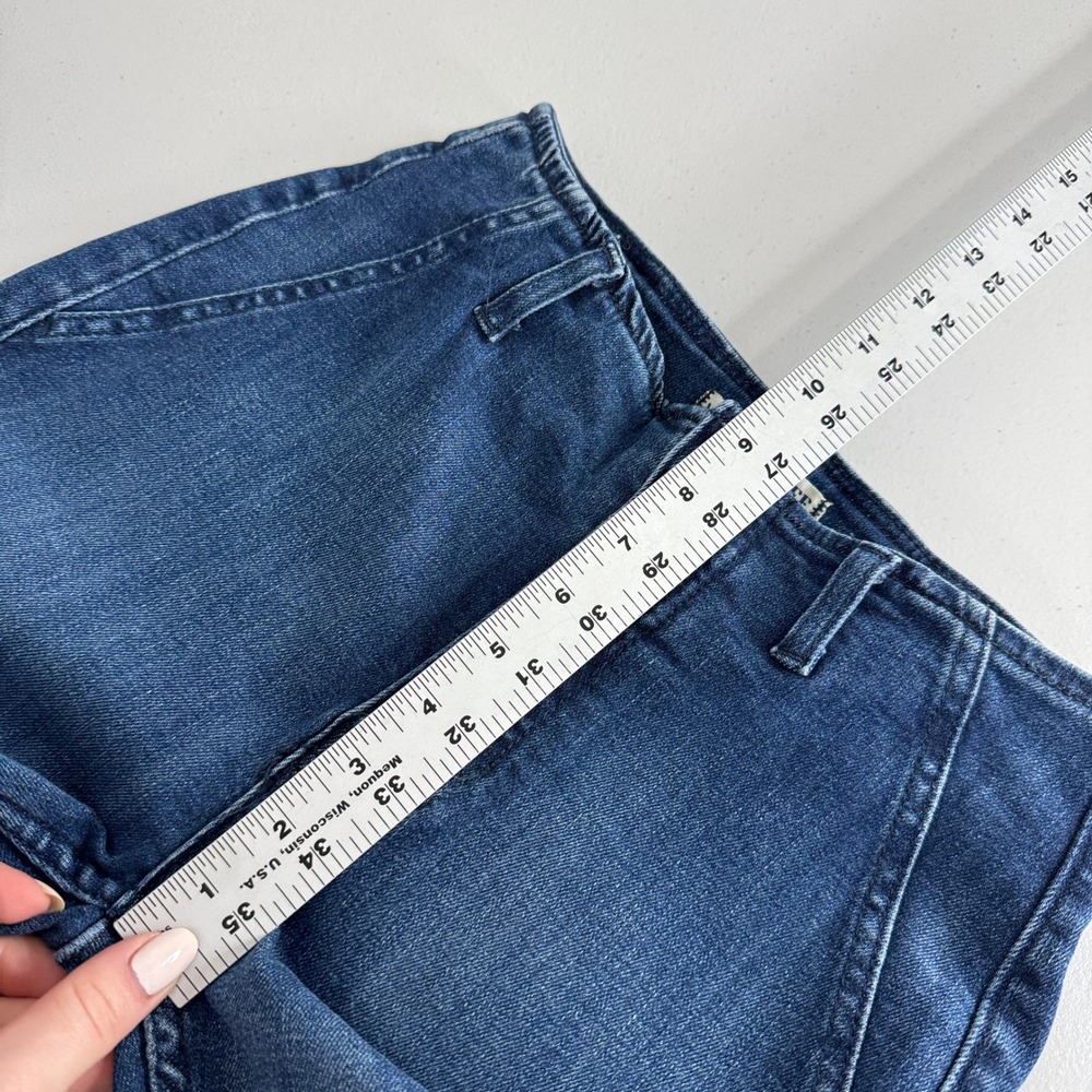 Free People We The Free Flare Jeans Womens 25 Blue Side Slit Denim Pants Boho - Picture 9 of 13